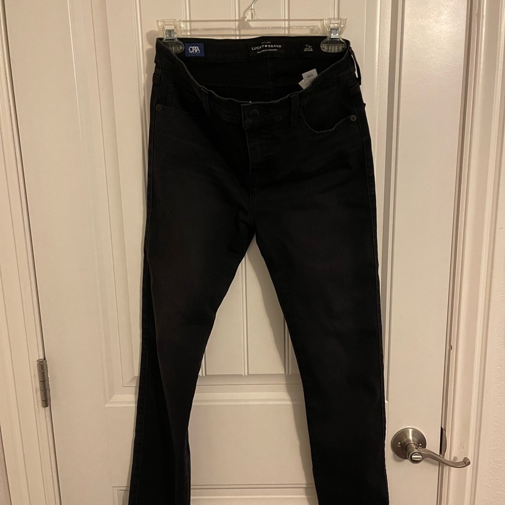 Lucky Brand Womens Skinny Black Denim Jeans‎ Size 27